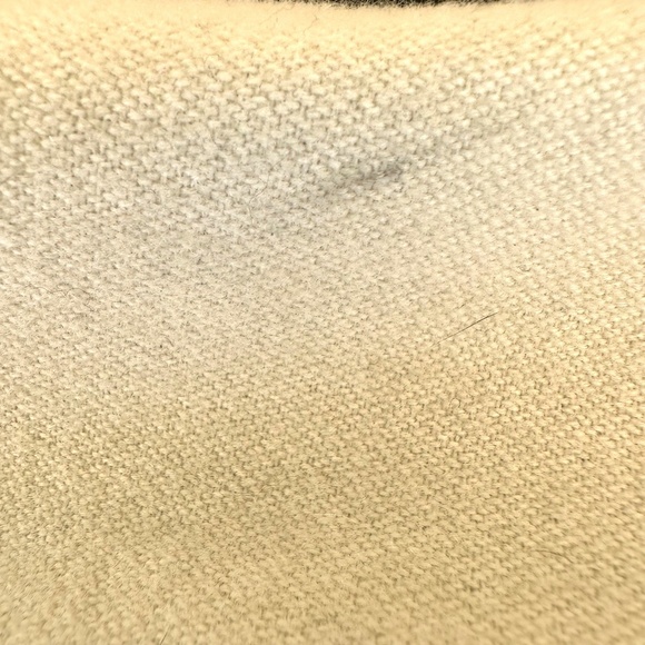 WILSONS LEATHER Varsity Bomber Jacket Genuine Leather Wool Sleeve Blue Cream XS - Picture 11 of 12